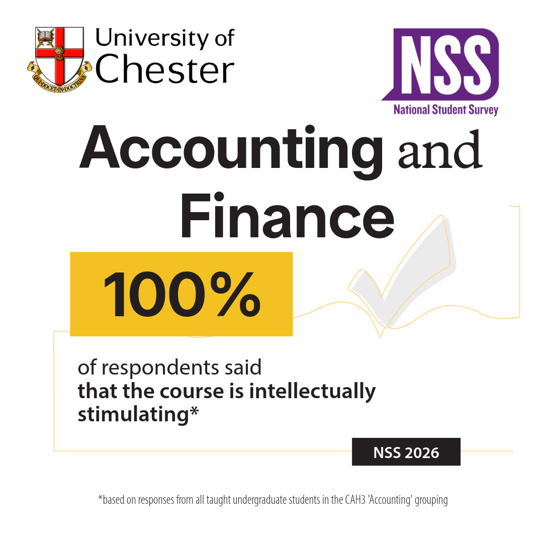 Accounting and Finance 100% of students said that the course is intellectually stimulating
