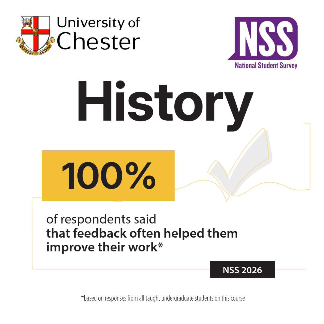 100% of respondents on their History degree said that feedback often helped them improve their work