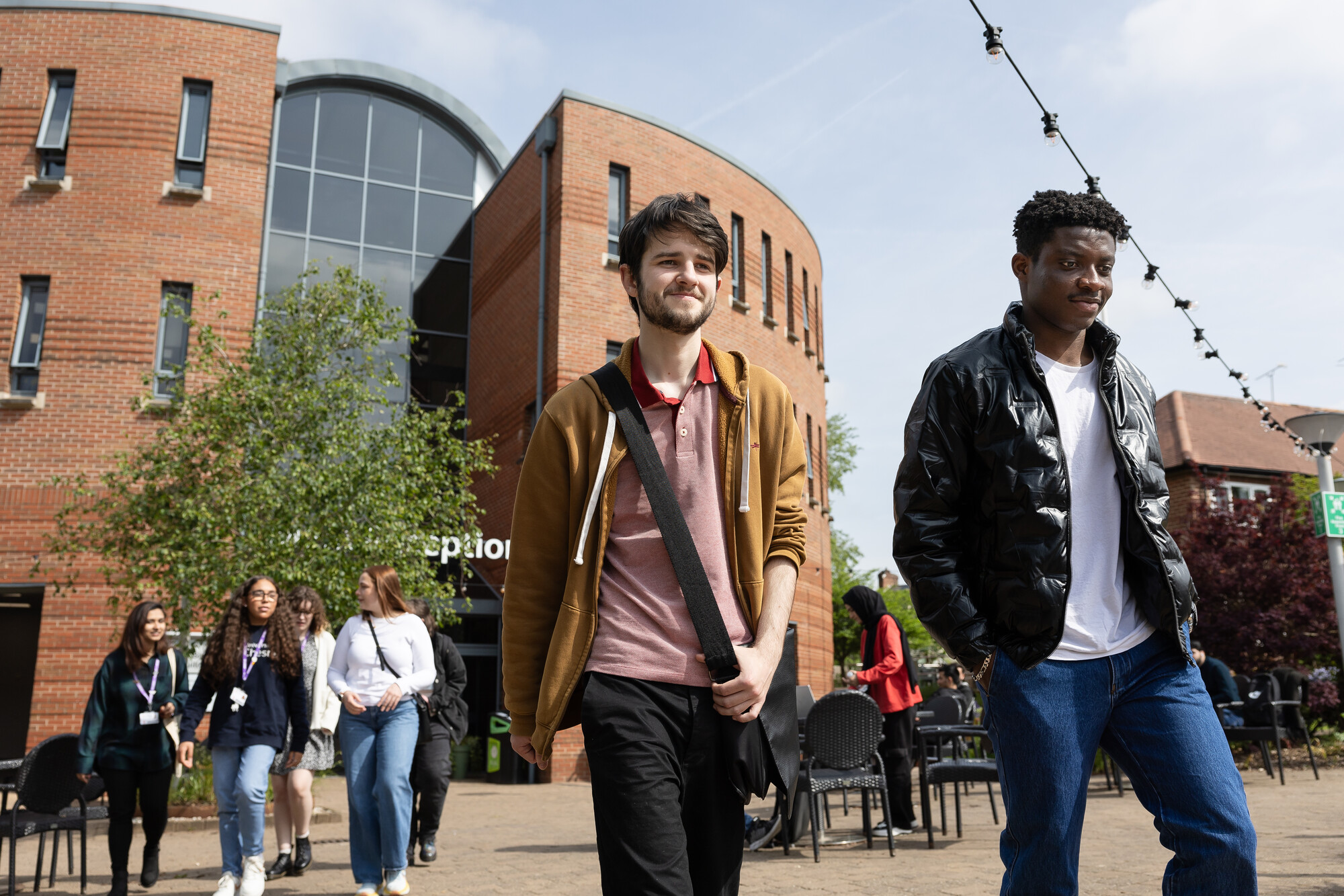 Students outside Binks