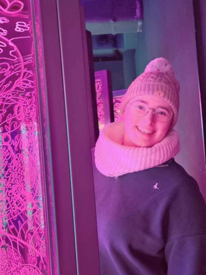 Games Development graduate in work place