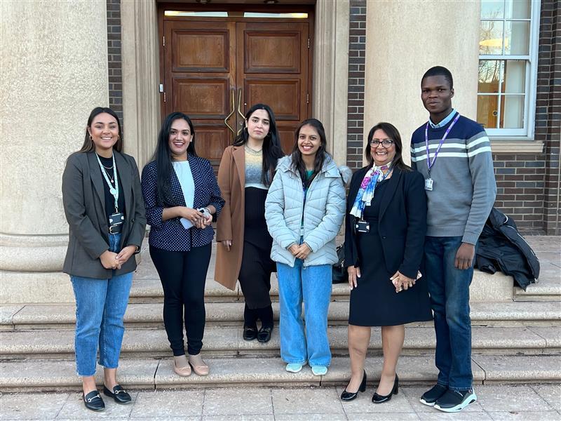 MSc Healthcare students and staff