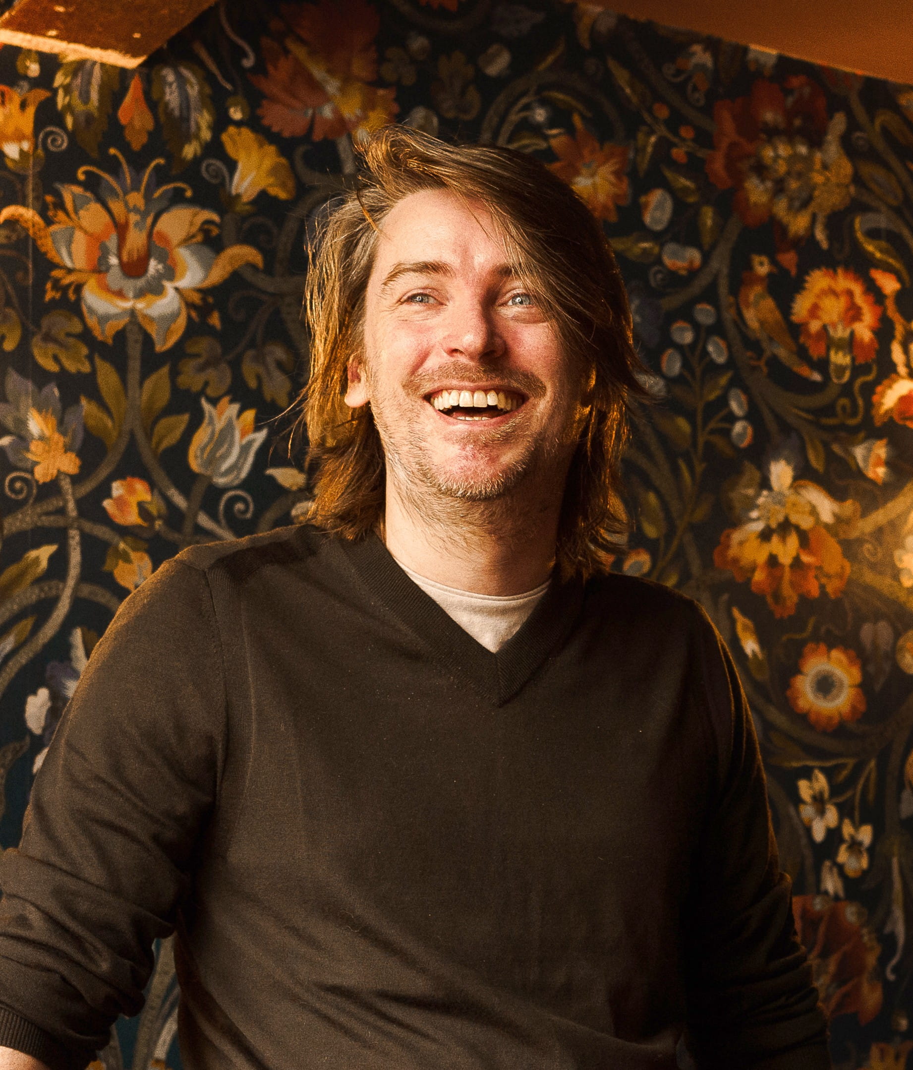 Male professional smiling