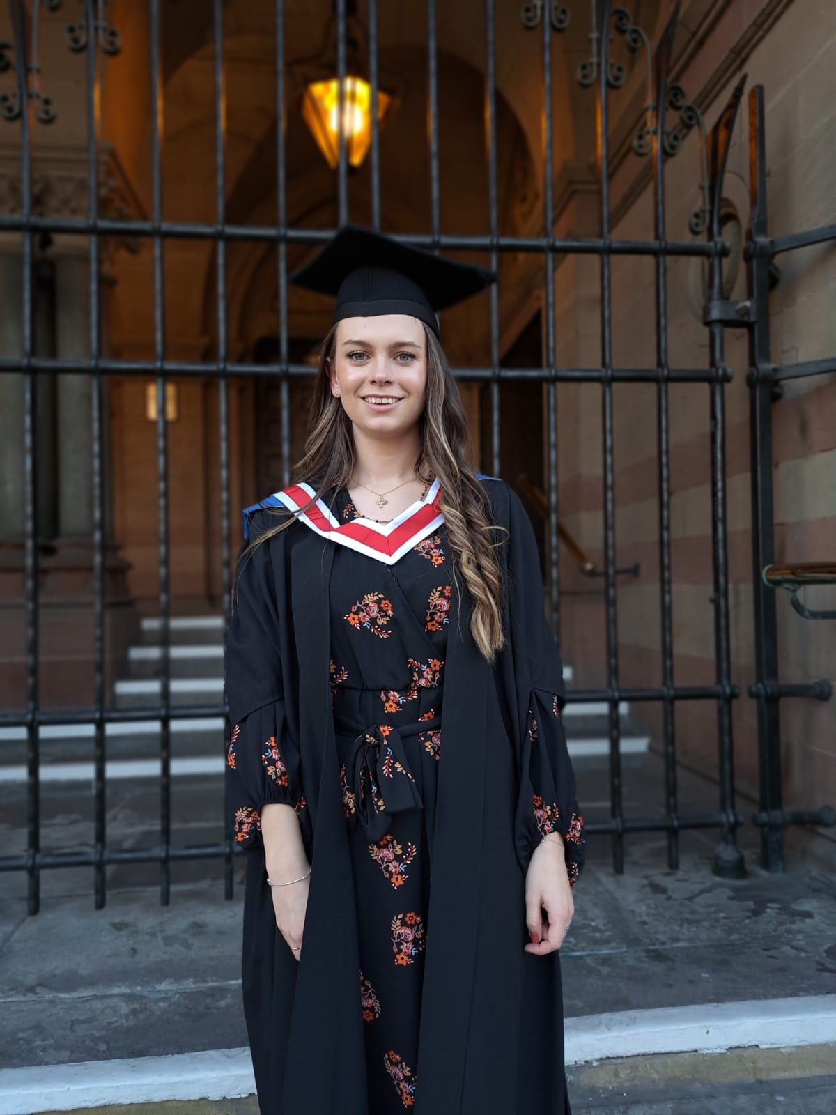 Lillie in her graduation gown