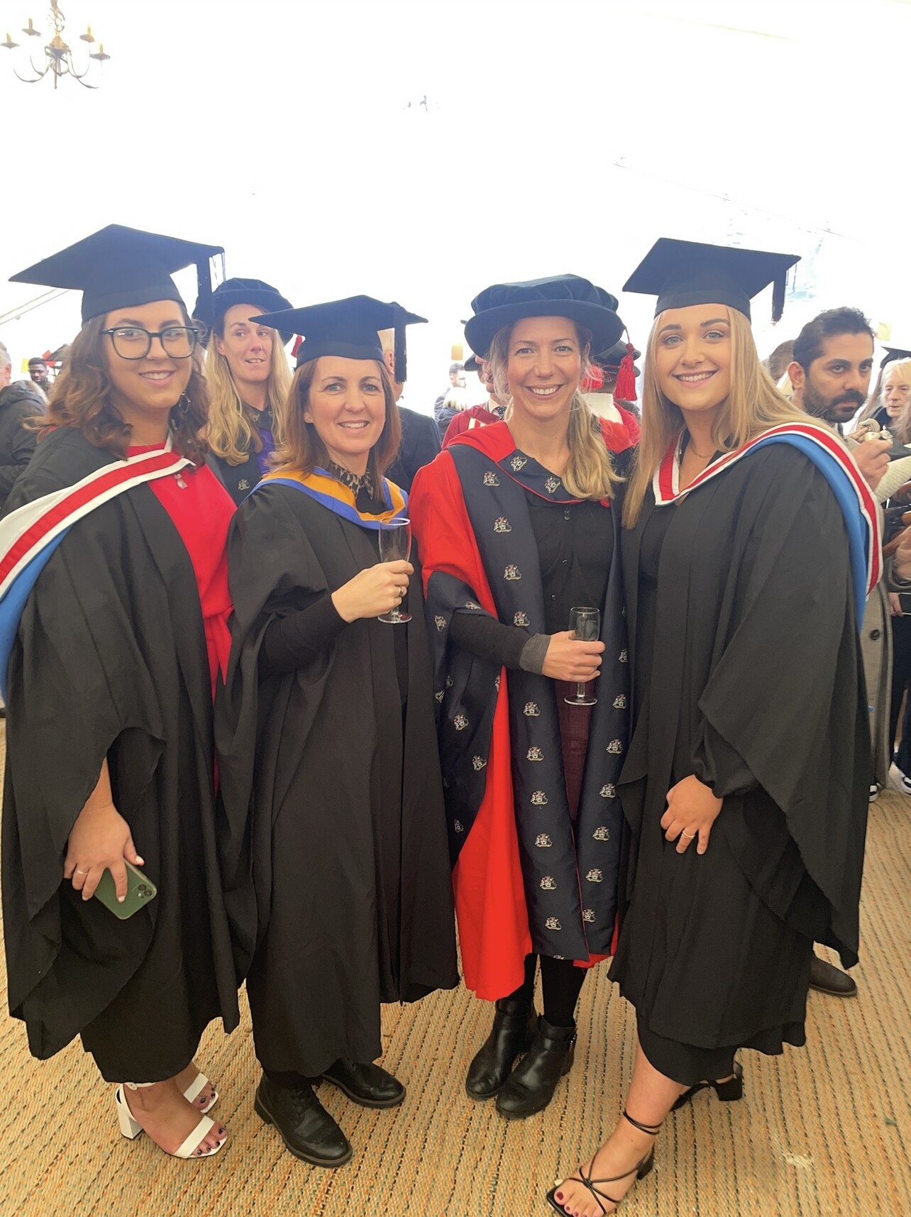 Lucy attending graduation