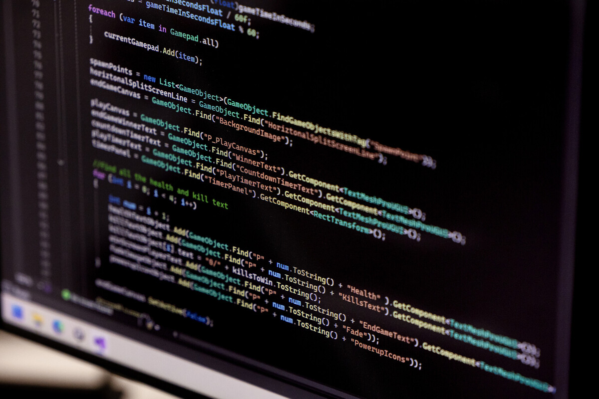 a screen filled with code for game development
