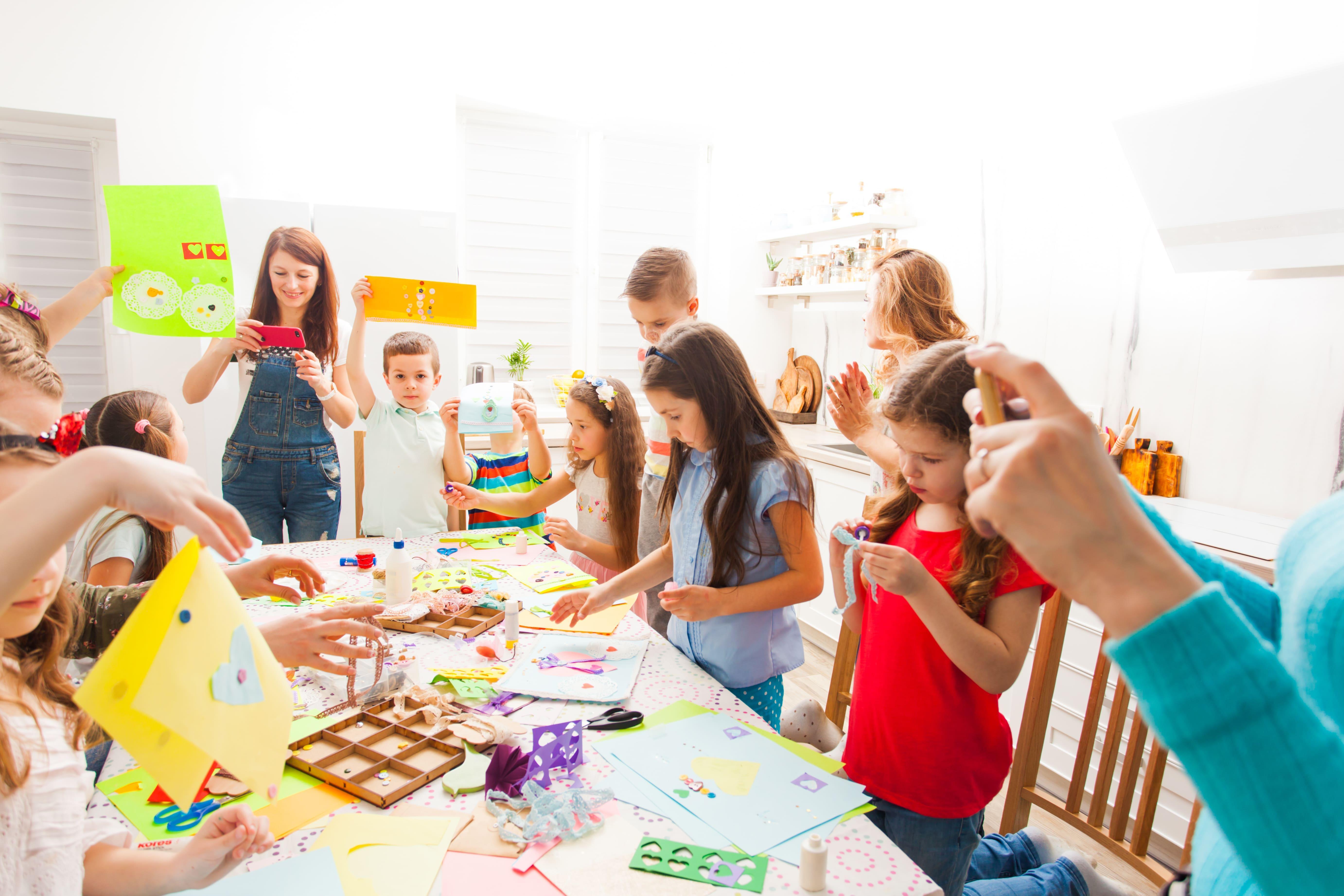 Primary/Early Years (3-7) PGCE with QTS students engaging in creative classroom activities, developing teaching skills and supporting early childhood learning at the University of Chester.