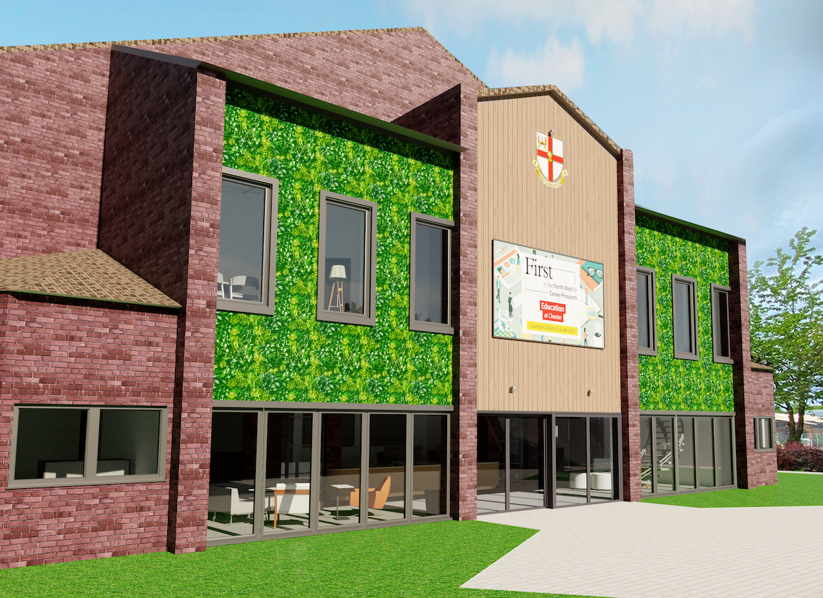 An artist's impression of the new Molloy building, the home of Chester School of Education