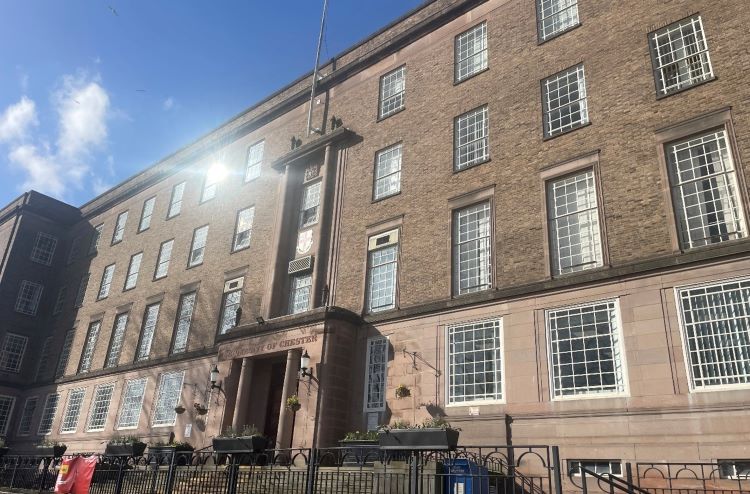 External shot of Wheeler building on a bright sunny day