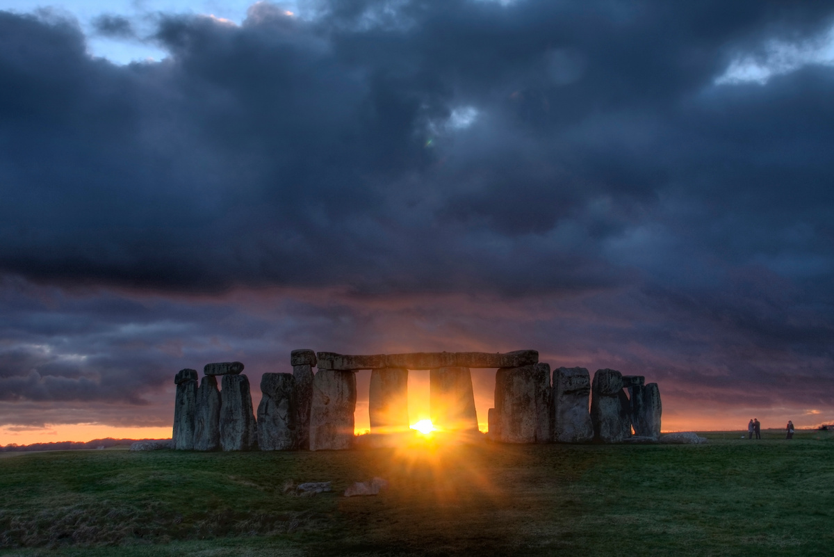 Stonehenge sunset