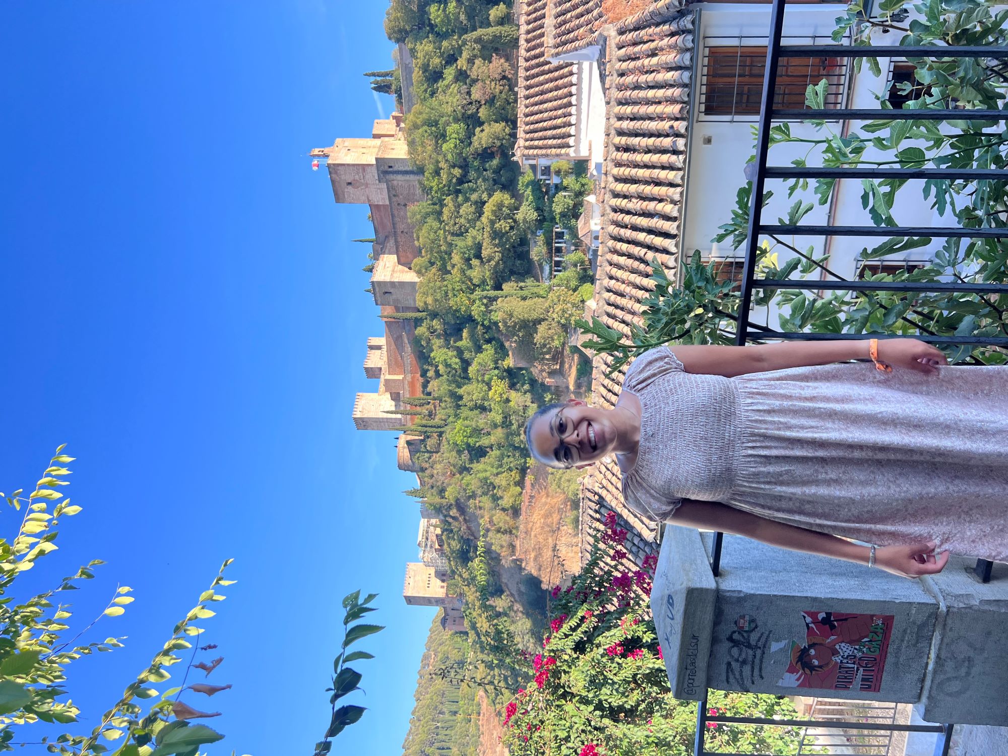 Dallas with the Spanish mountains in the backdrop in summer