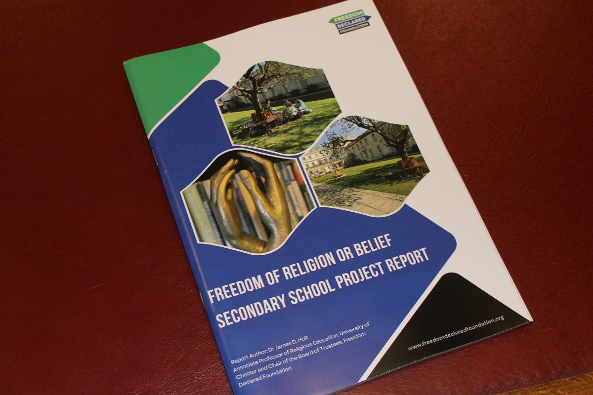 The Freedom of Religion or Belief Secondary School Project Report publication.