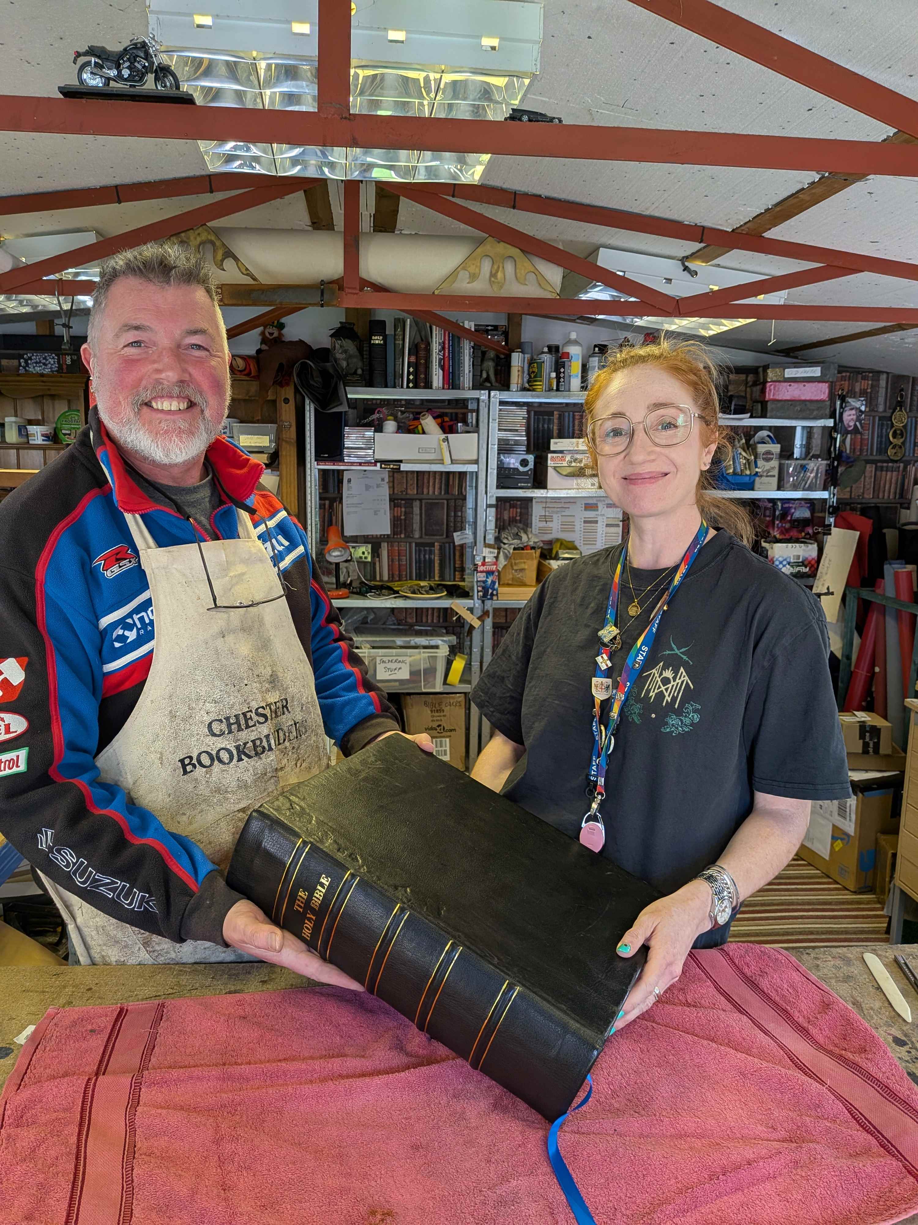 Amy and Chester Bookbinder
