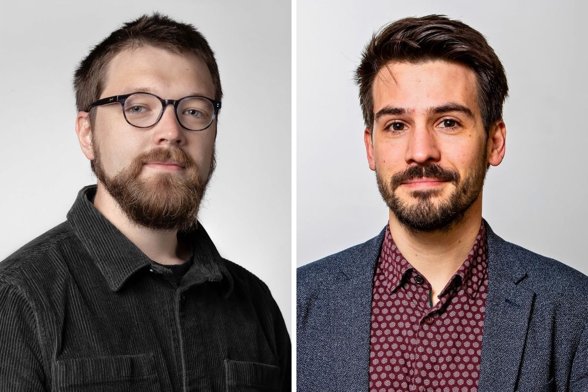 Connor Pell and Dr Kevin Hochard