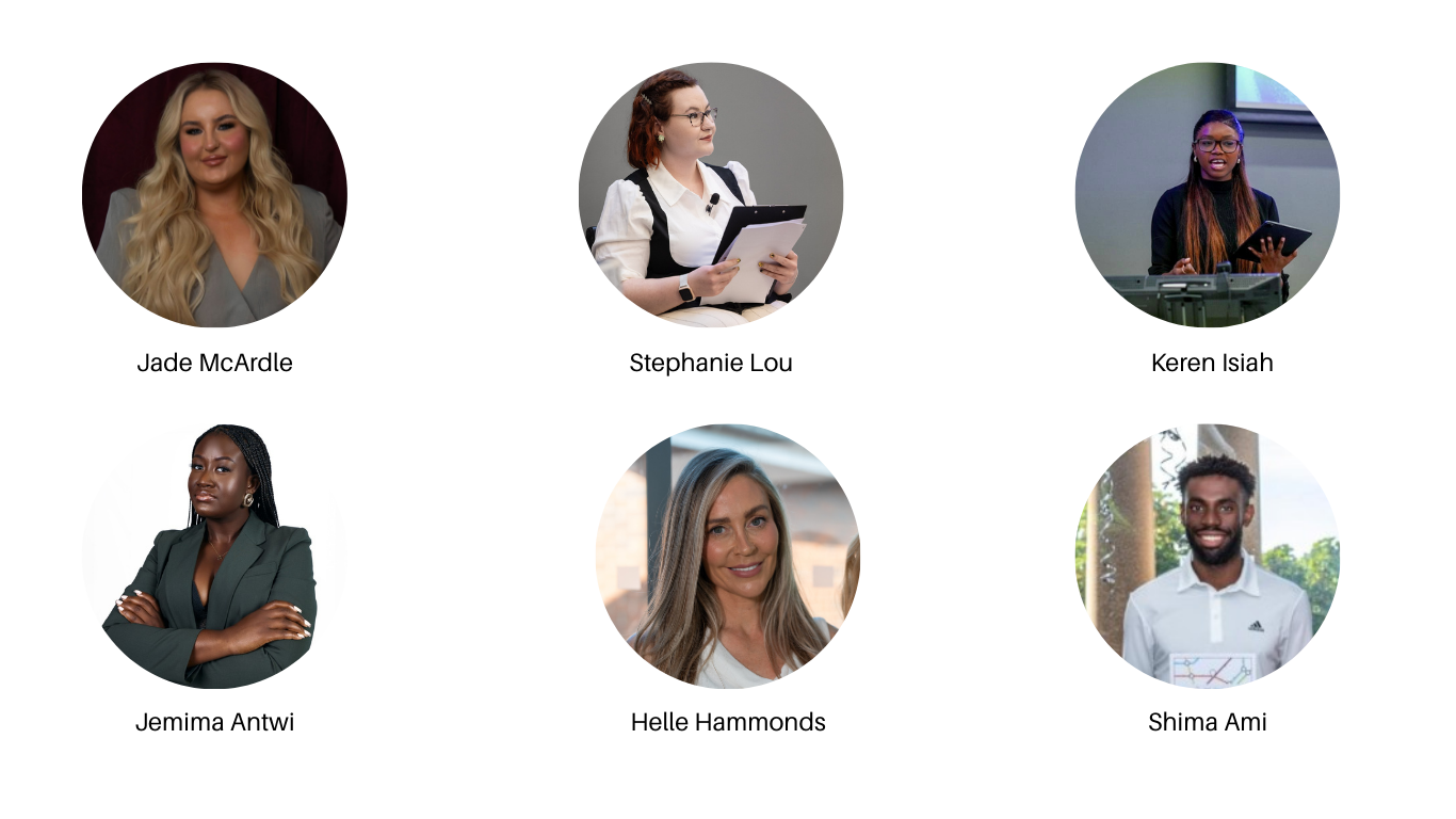 Alumni who will be part of the Enterprise Launchpad.