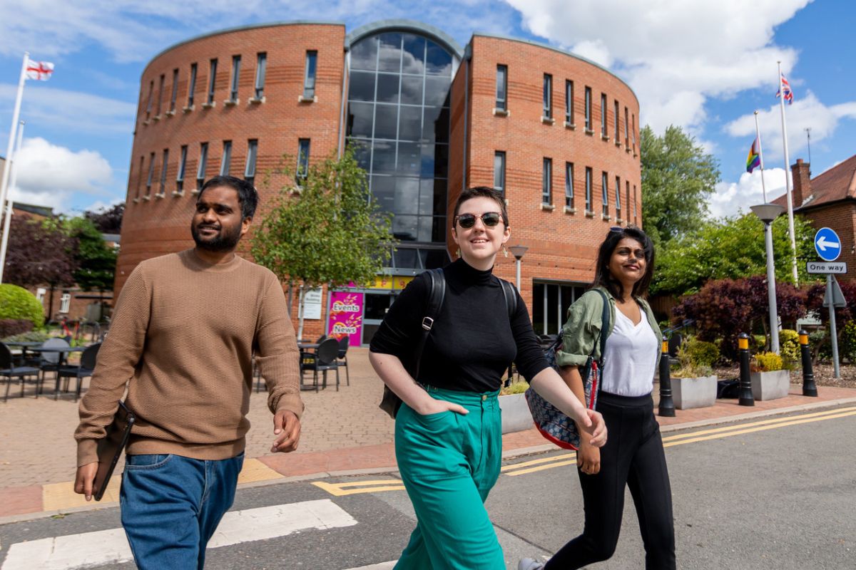 Students at Exton Park.