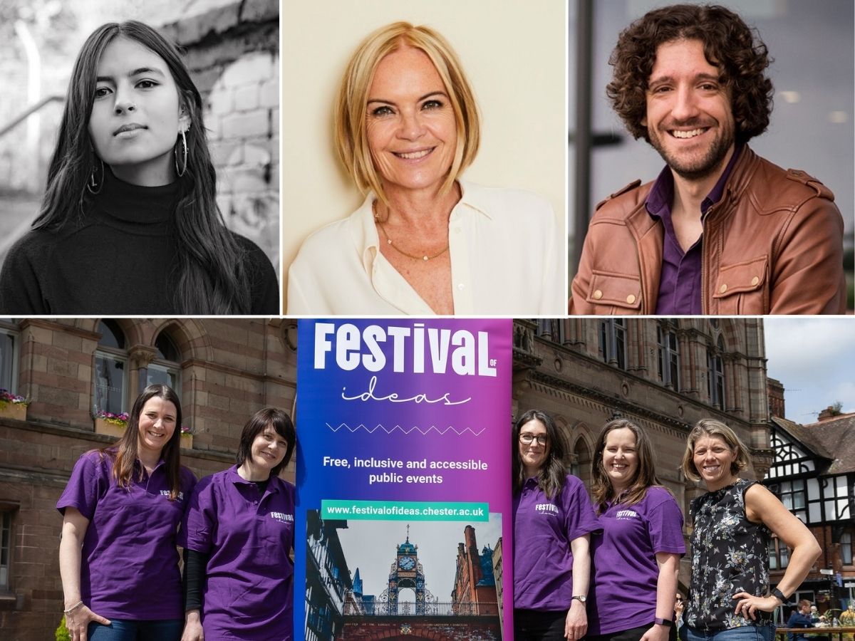 Mya-Rose Craig; Mariella Frostrup; Greg Jenner and the Festival of Ideas team.