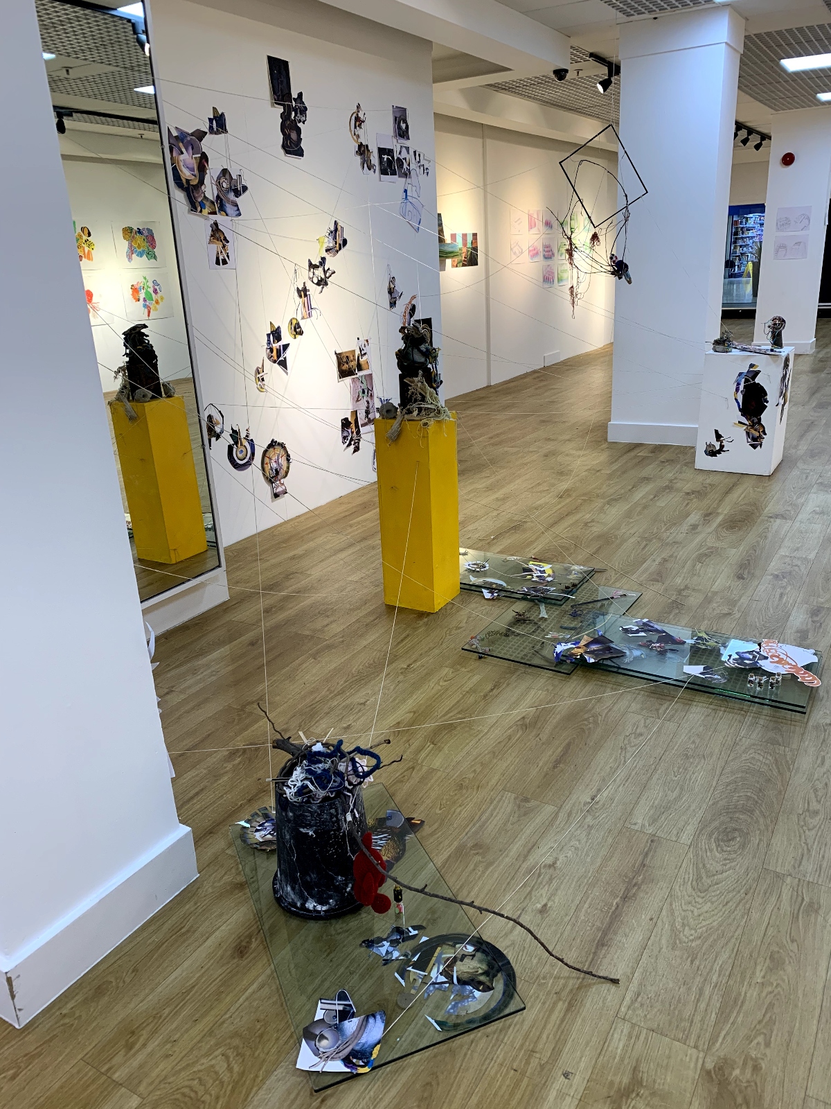 Art and design work 'Floor/wall-based installation (untitled)'