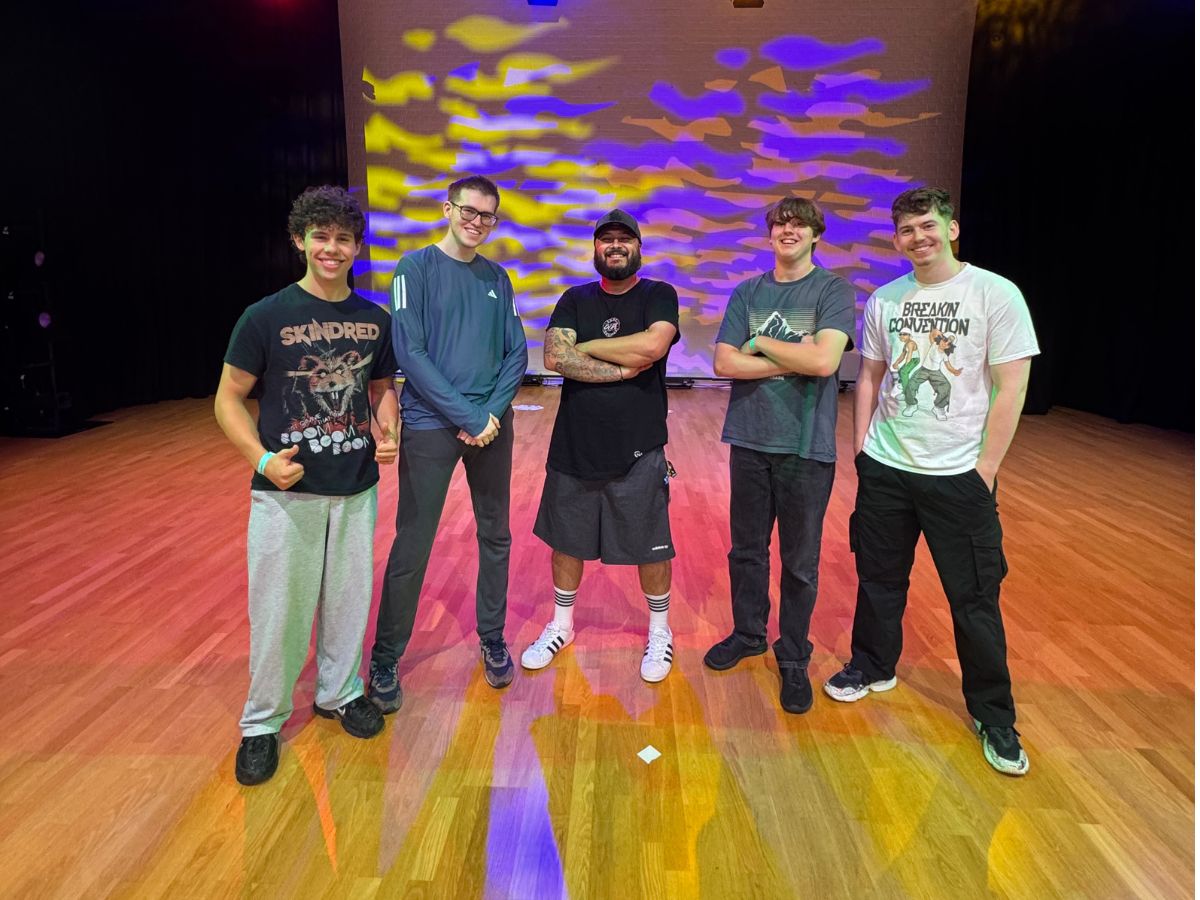 Performers from the Dope Male Performance Company.