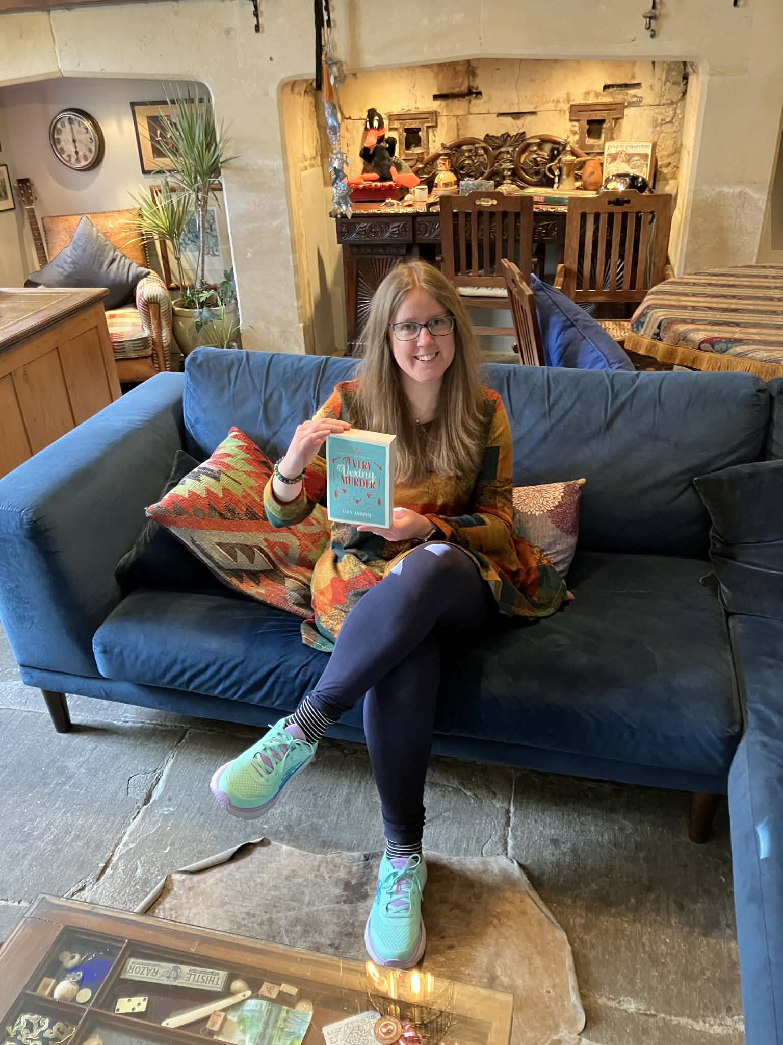 Dr Lucy Andrew at 4 Sydney Place, which was home to Jane Austen and her family.