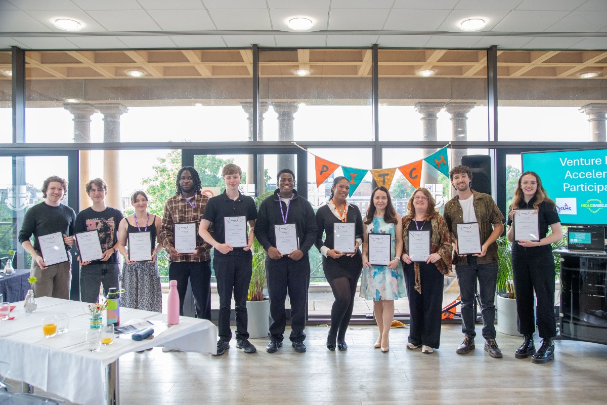 Participants in the Venture Pitch Pre-Launch competition.
