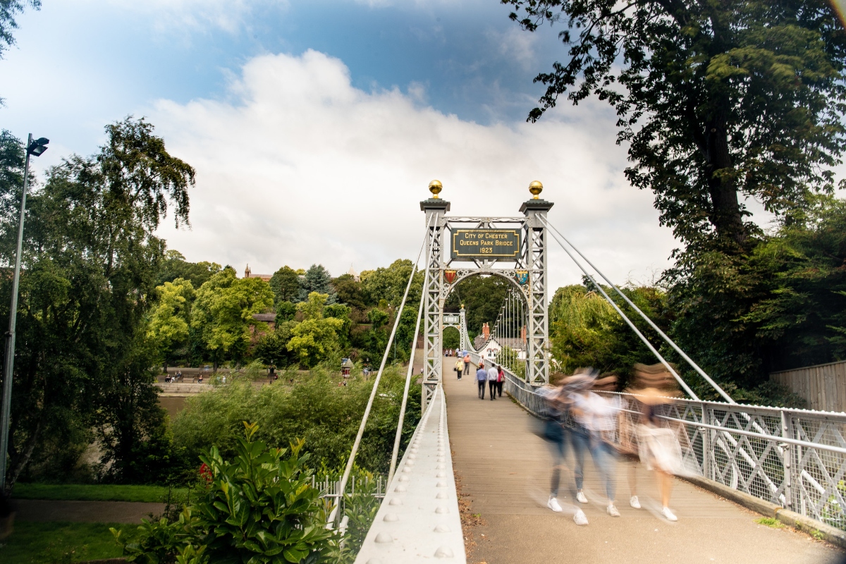 Queens Park bridge.