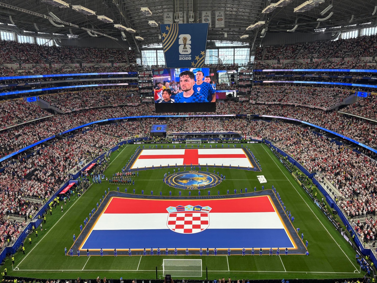 A World Cup stadium.
