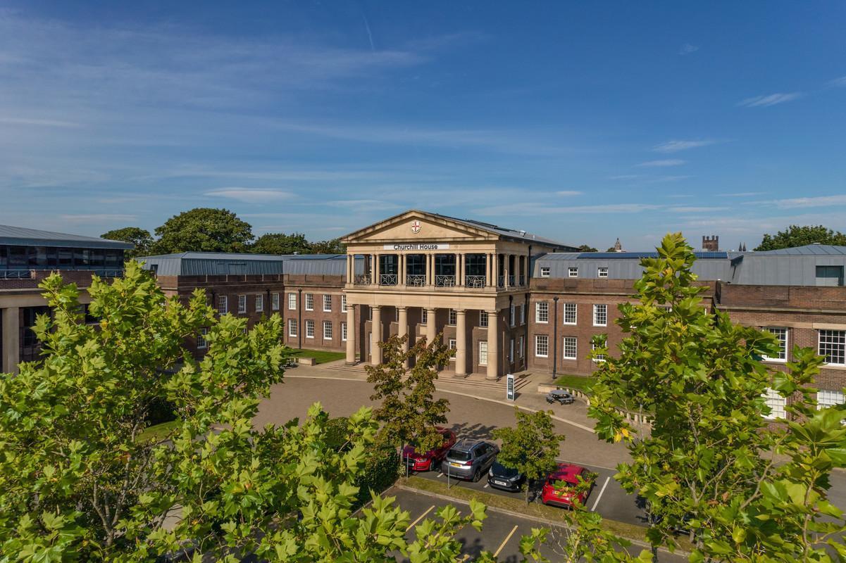 Churchill House at the University of Chester's Queen's Park campus, home to advanced professional and postgraduate research opportunities, including the Doctor of Professional Studies (DProf).