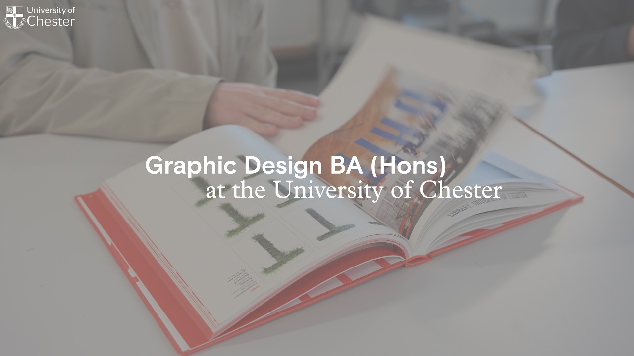A close up of a graphic design textbook